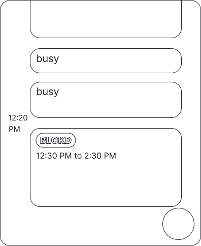 Watch wireframe — Reschedule