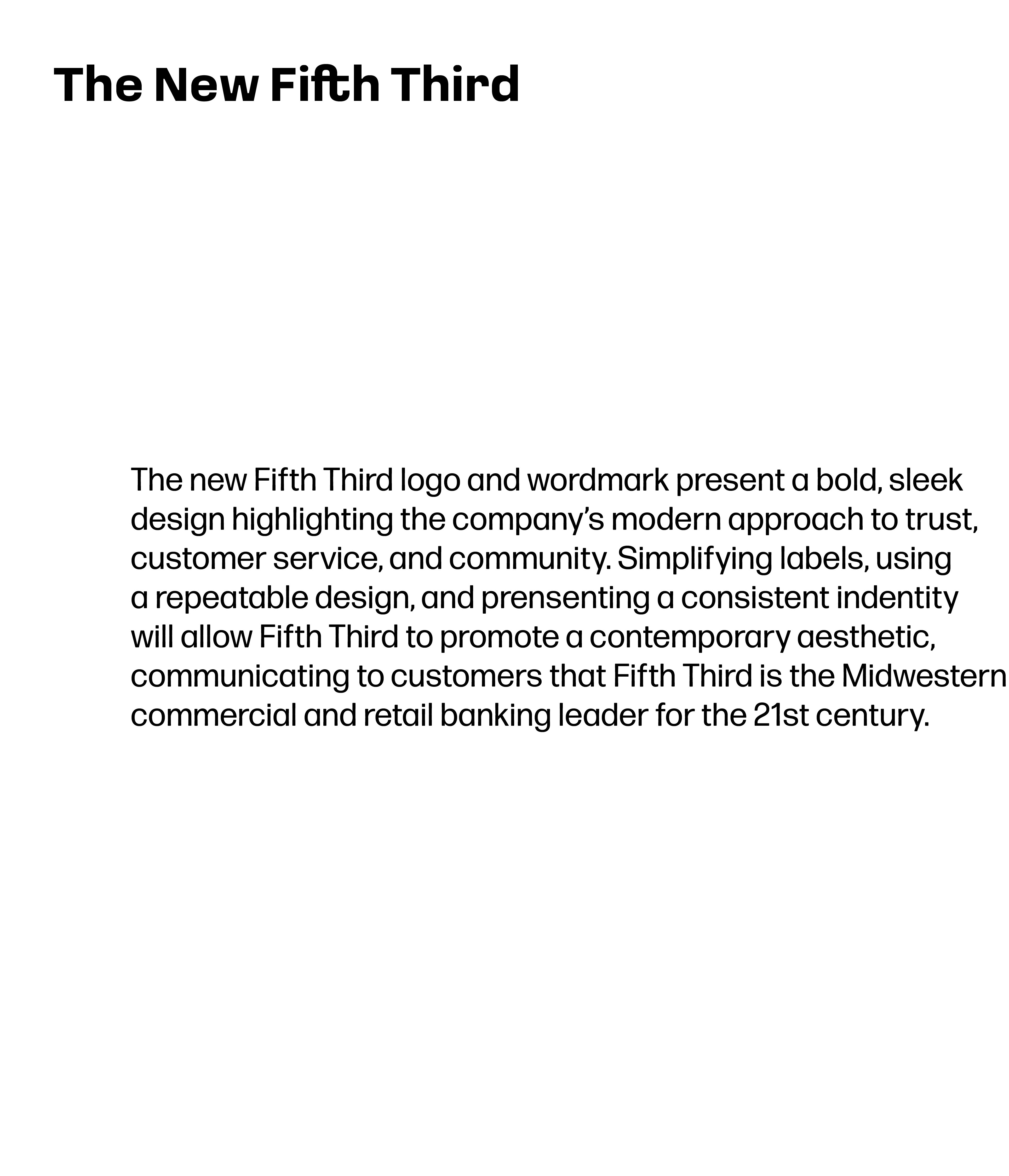Fifth Third Bank rebrand slide 18