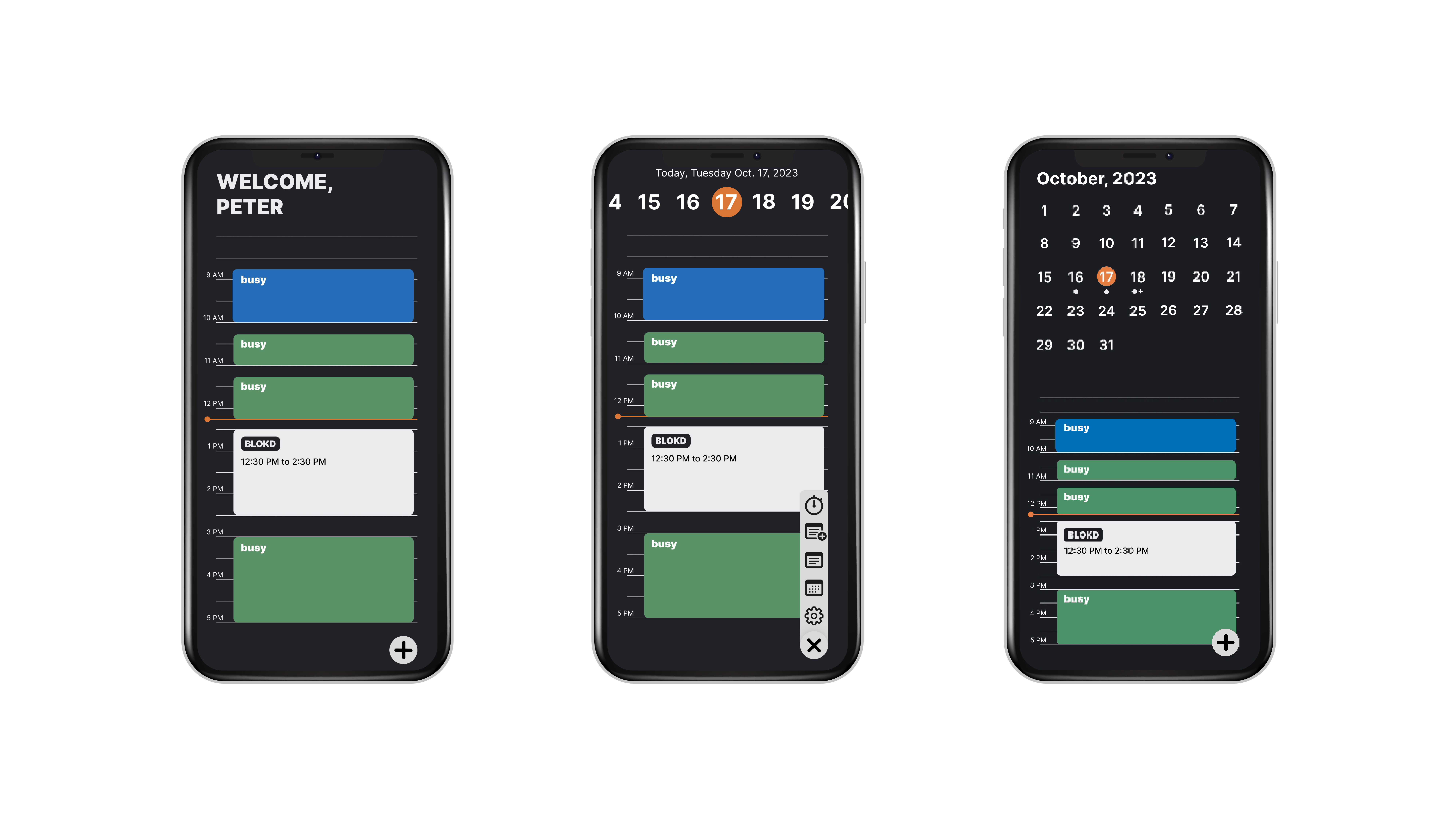 BLOKD case study mockup