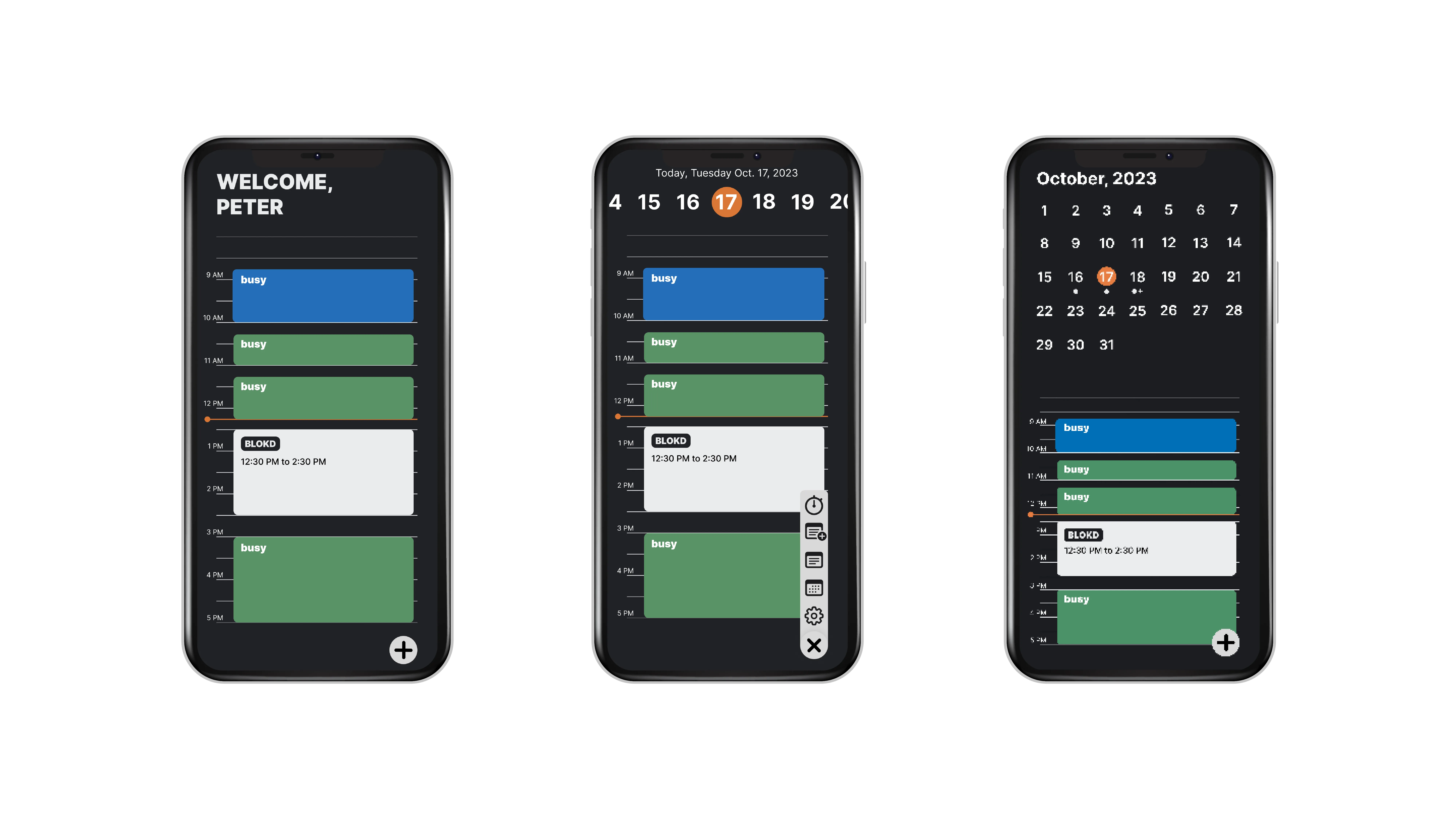 BLOKD case study mockup