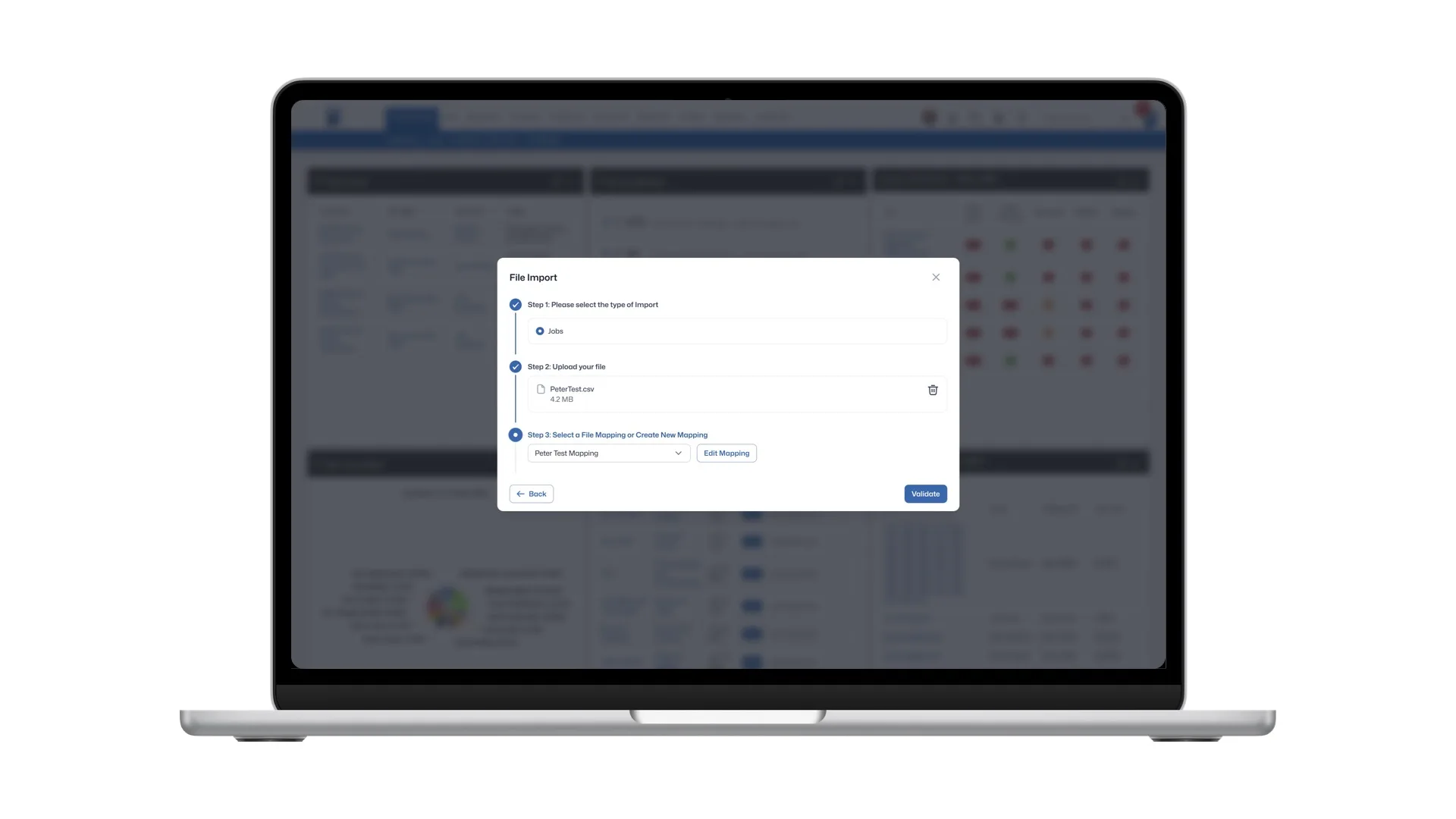 Bulk Import case study mockup